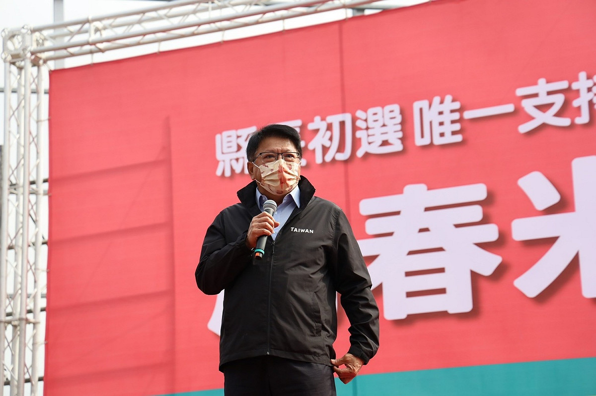 潘孟安到場力挺，喊唯一支持周春米。 圖:周春米辦公室提供