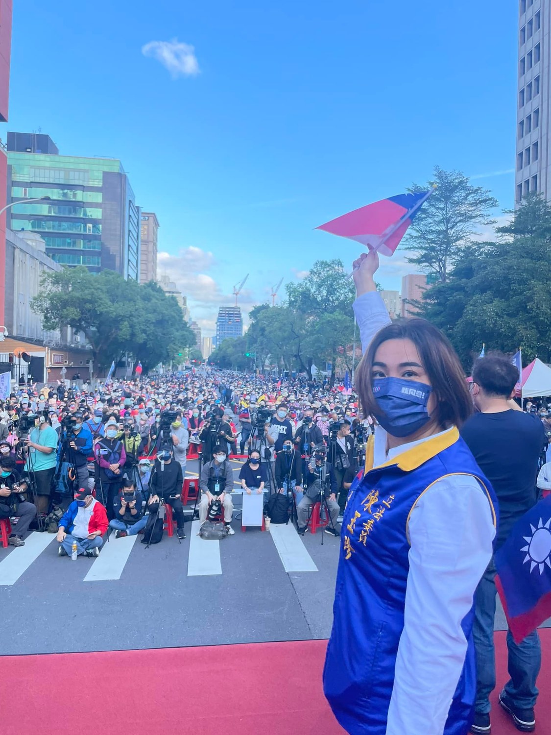 立委陳玉珍近期陷「水港頭旅客服務中心工程」預算凍結疑雲。 圖：擷取自陳玉珍臉書
