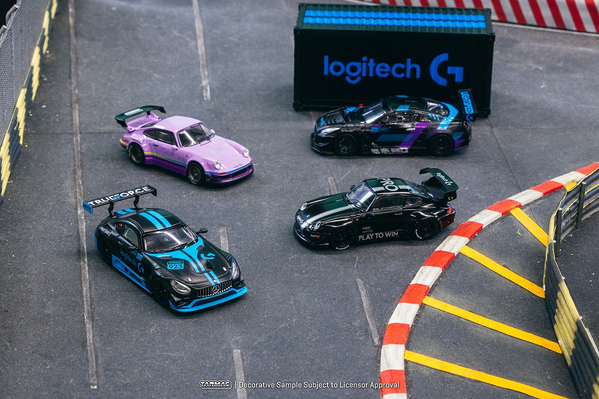 Logitech G 40週年紀念模型車共有四款，採隨機出貨。 圖：Logitech G/提供