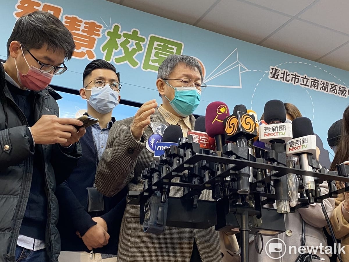 台北市長柯文哲。 圖：周煊惠 / 攝