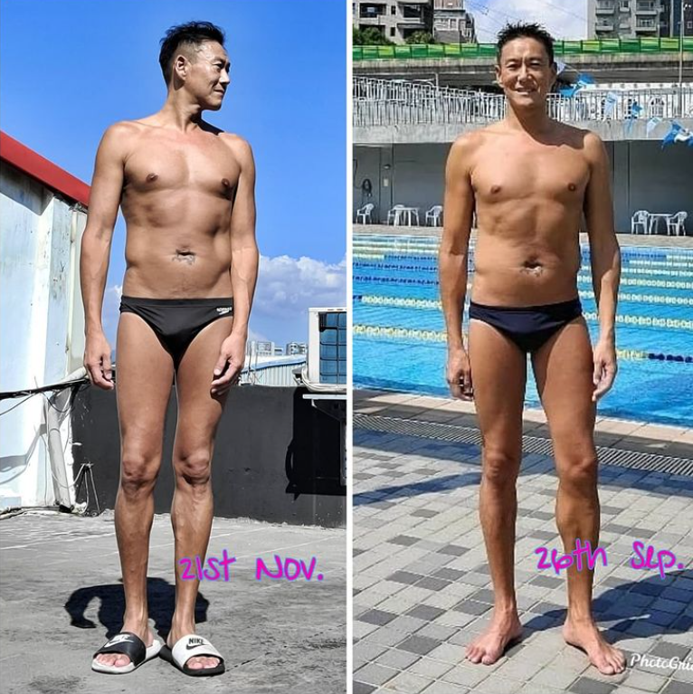加賀美智久時常在IG大秀好身材。 圖：翻攝自IG/tomo_0612_