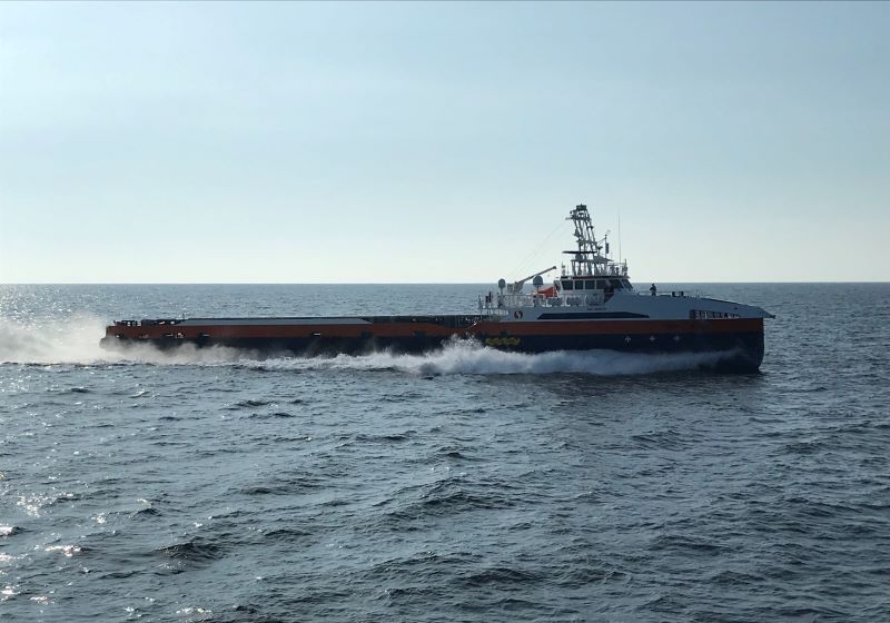 由美國國防部戰略能力辦公室開發的幽靈艦隊霸王測試艦，海上航行狀態。 圖：翻攝US Navy官網