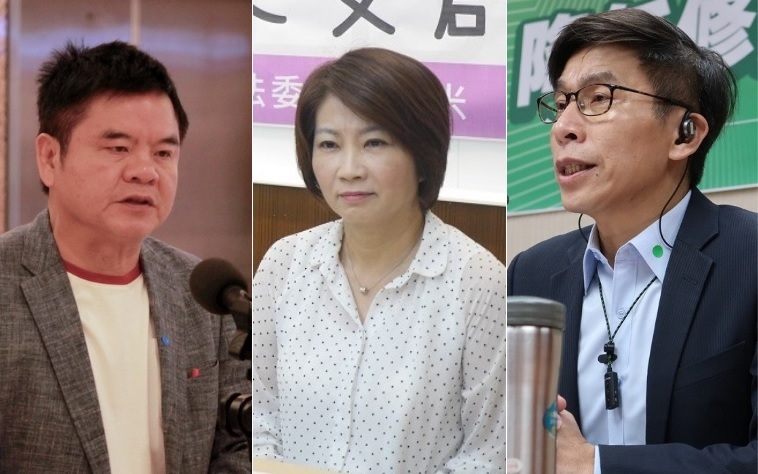 投入屏東縣長初選的三位民進黨立委莊瑞雄、周春米、鍾佳濱。 圖：羅國嘉、林朝億/攝(合成圖)