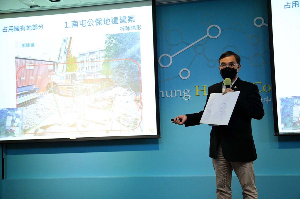 台中市都發局長黃文彬。 圖:台中市府堤共