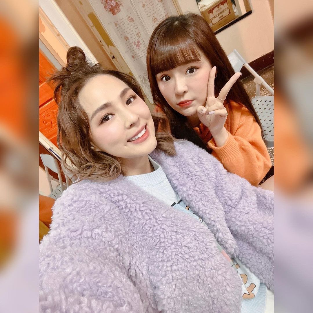 熊熊(左)與元元(右)。 圖：翻攝自熊熊(IG(@beargenie)