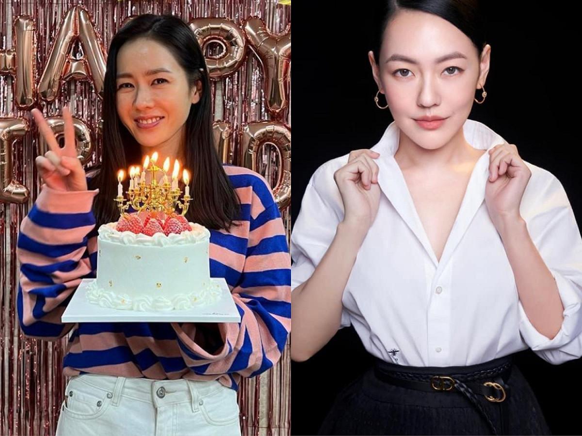 孫藝珍(左)零修圖照被嫌老，讓小S看不下去怒轟網友。 圖：翻攝自IG/臉書
