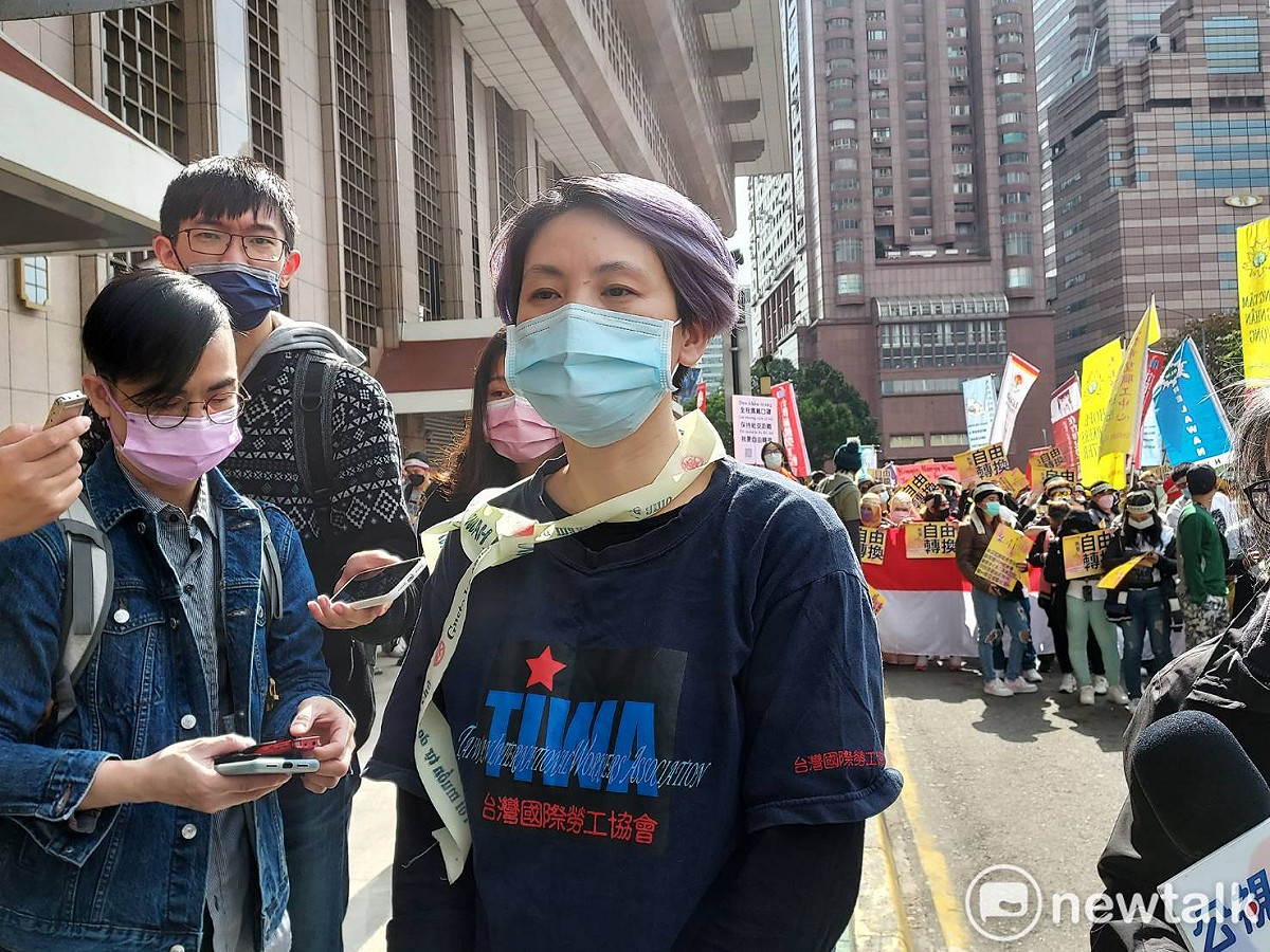 台灣國際勞工協會研究員陳秀蓮。  圖：陳佩君／攝