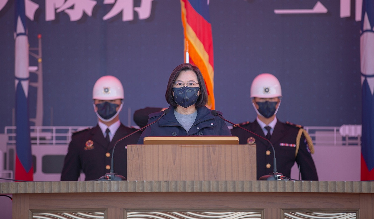 總統蔡英文強調將建立台灣經貿人才國家隊 資料照片：總統府提供