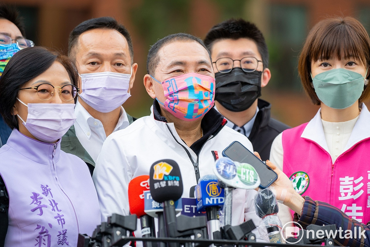 侯友宜表示，疫苗護照目前只會用在校園，其他地方沒有要實施 圖：林昀真/攝