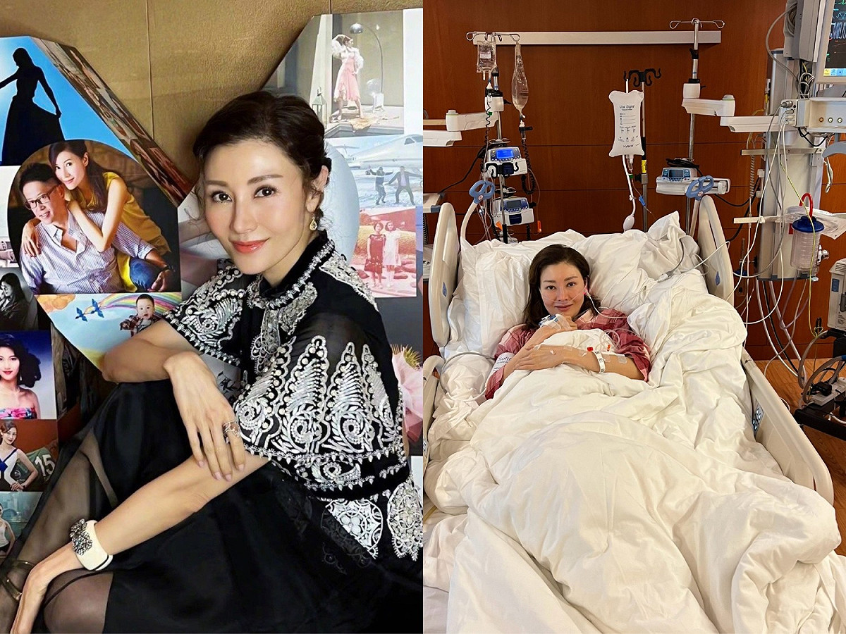 51歲港星李嘉欣近日驚傳送醫搶救48小時。 圖：翻攝自微博