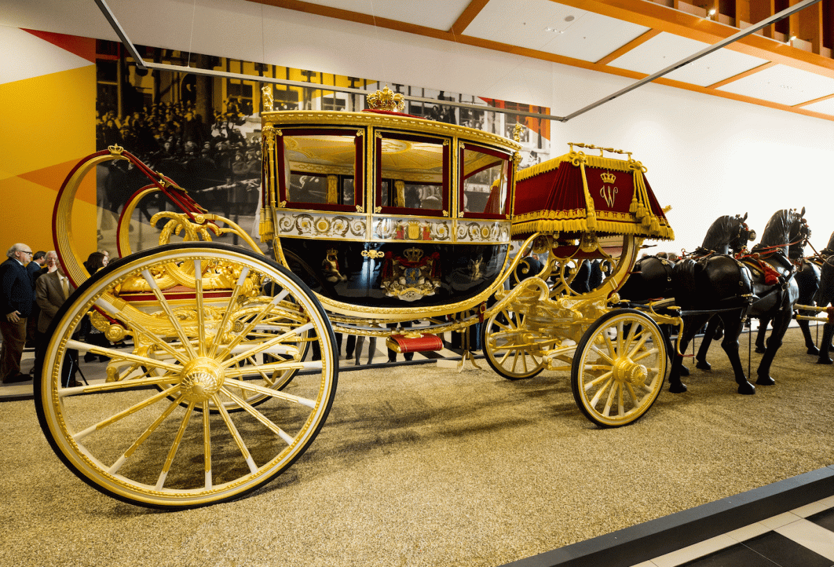 荷蘭王室馬車Gouden Koets。 圖：達志影像/美聯社