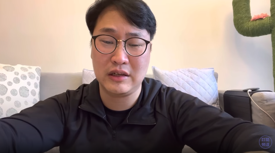 胃酸人拍影片解釋事件始末。 圖：翻攝自胃酸人YT頻道