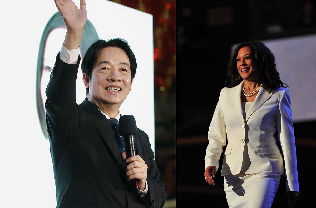 副總統賴清德（左圖）與美國副總統賀錦麗（右圖）都將出席宏都拉斯總統就職大典，有機會同台。 圖：翻攝自臉書／新頭殼合成