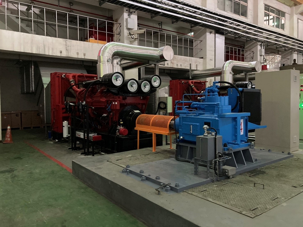 湳仔溝站機組更新。 圖：新北市水利局提供