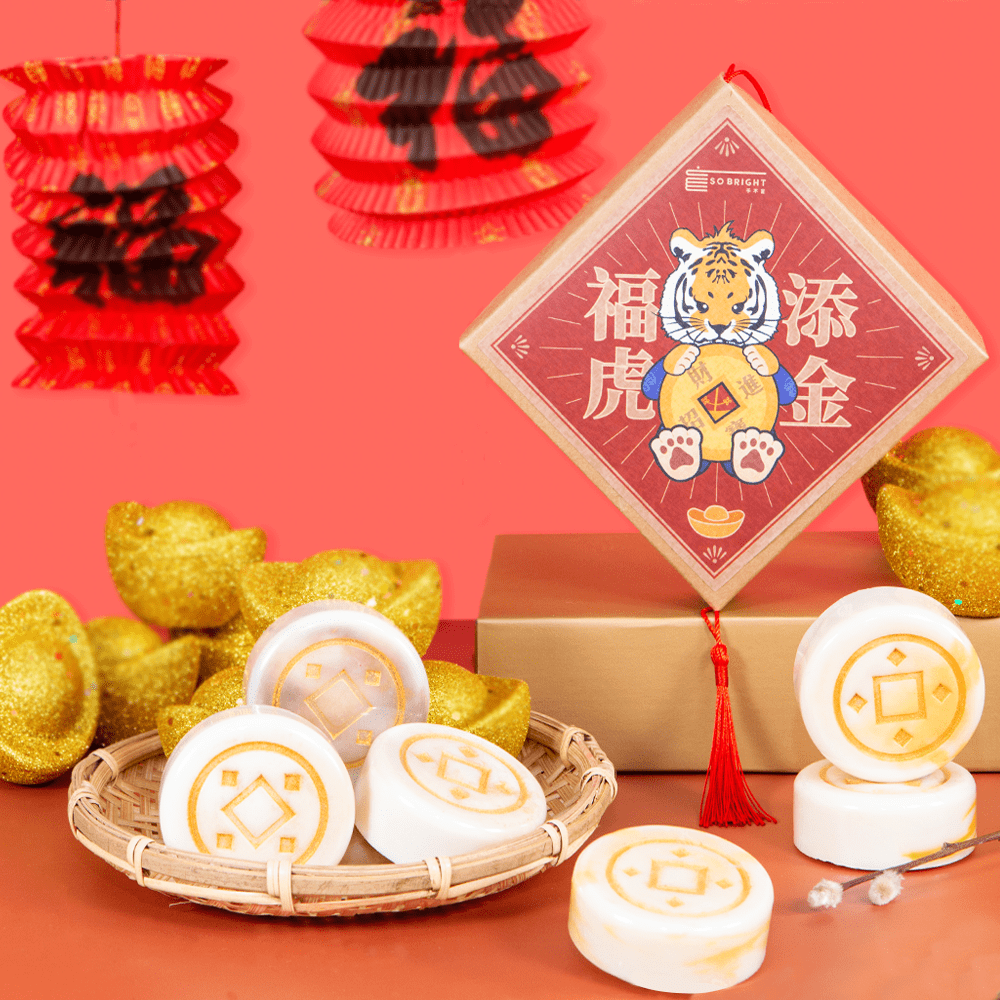 愛盲土城工坊-福虎添金。 圖：新北市勞工局提供