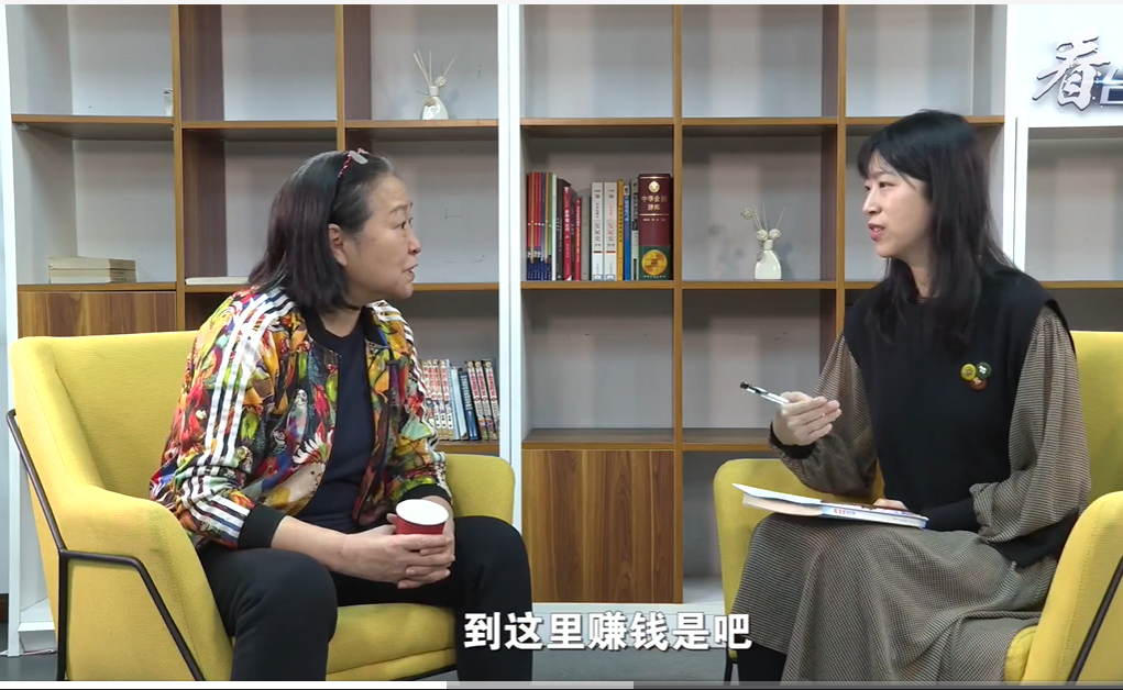 方芳受訪時不斷疾呼兩岸統一，遭疑是為了到中國賺人民幣。 圖：翻攝自看台海