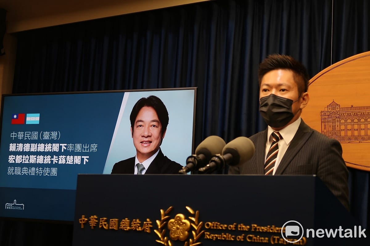 總統府發言人張惇涵。 圖：林朝億/攝（資料照片）