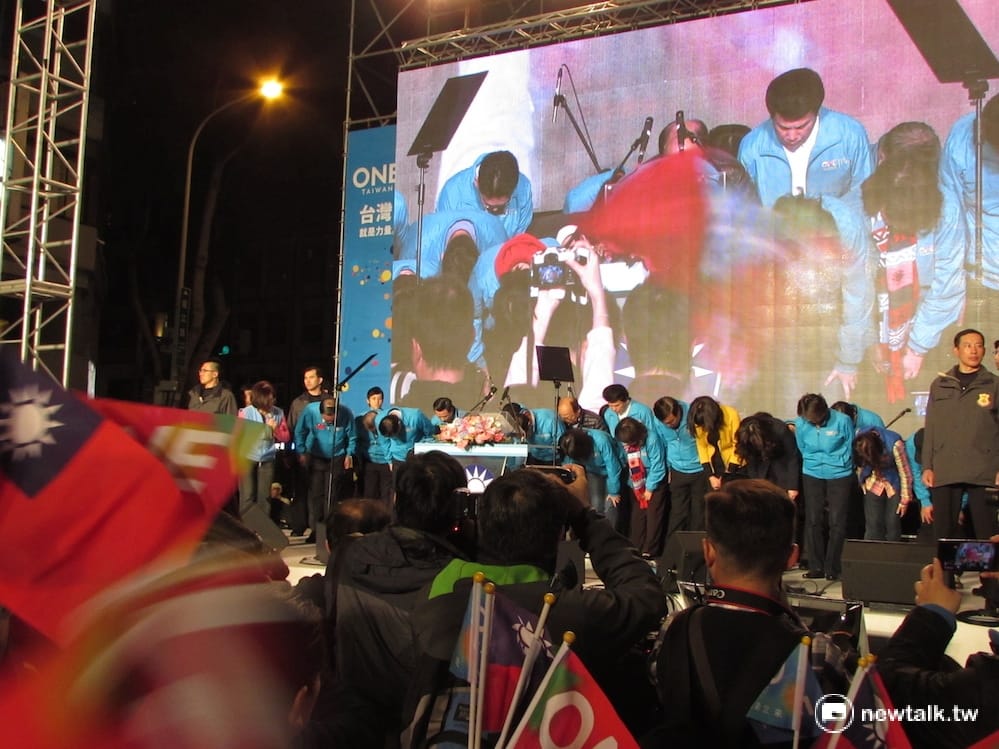 國民黨在2016年的總統及立委選舉中大潰敗，黨主席及總統候選人朱立倫16日立即辭去黨主席。 圖：新頭殼資料照片，邱珮文/攝。