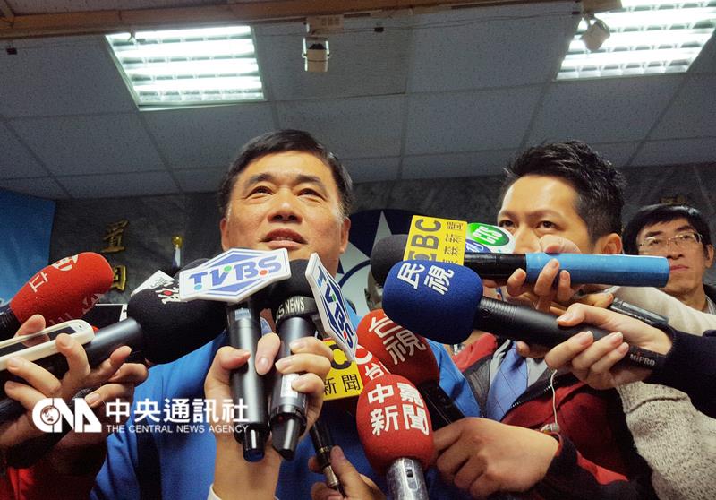 基隆市立委敗選，郝龍斌宣布辭去國民黨副主席。 圖：中央社提供