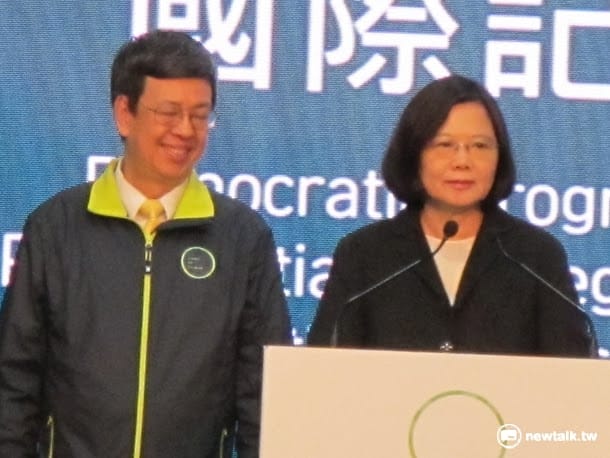 民進黨主席蔡英文16日當選總統，美英政府同聲祝賀。 圖：新頭殼資料照片