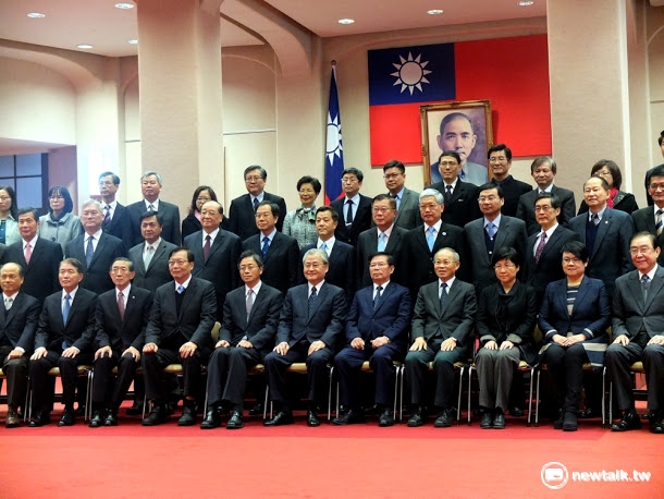 行政院長毛治國帶領內閣總辭，隨即快閃，甚至拒見總統馬英九。 圖：新頭殼資料照片