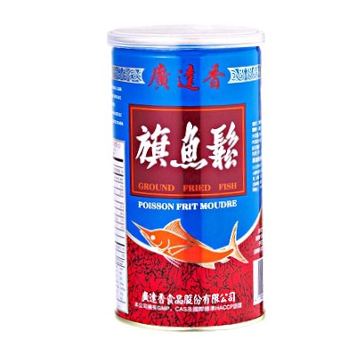 食藥署29日指出，廣達香的旗魚鬆卻沒含旗魚成份，而是含鮪魚。 圖：翻攝自網路
