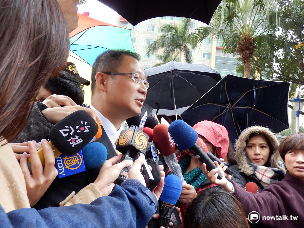 國民黨立委吳志揚1日報到就職。 圖：符芳碩/攝