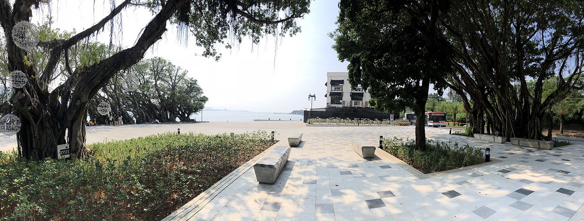 新北市淡水區亮點計畫-海關馬頭廣場。 圖：新北市城鄉局提供