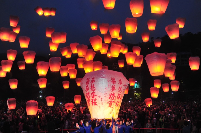 新北市平溪天燈節(歷年照片)。 圖：新北市觀旅局提供