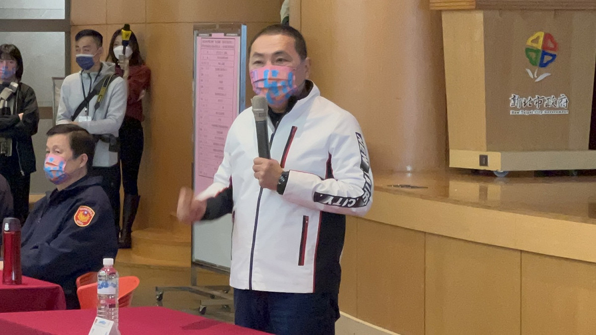 新北市長侯友宜。 圖：新北市警局 / 提供（資料照片）