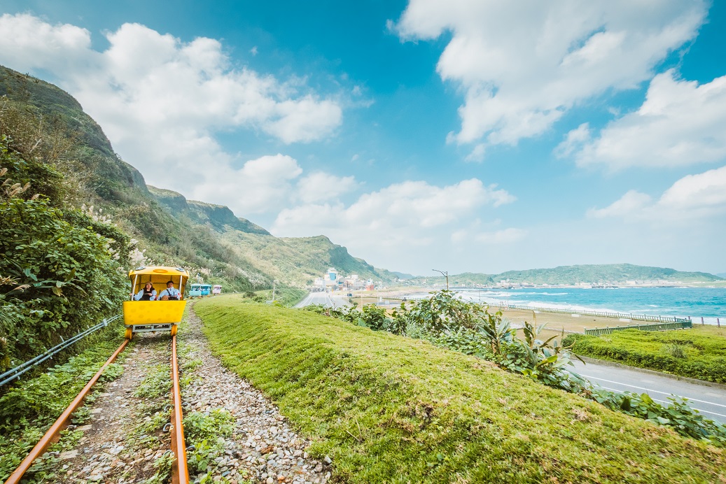 深澳鐵道自行車。 圖：新北市觀旅局提供