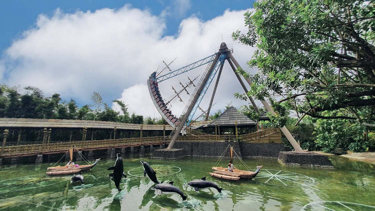 六福村、義大世界、劍湖山等遊樂園，在春節期間推出優惠活動。 圖：翻攝自六福村臉書