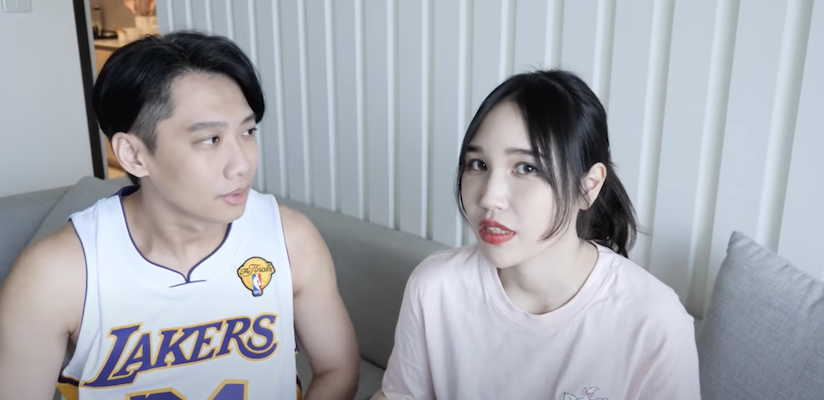 尼克與老婆Ashly。 圖：翻攝YT/尼克&amp;Ashly