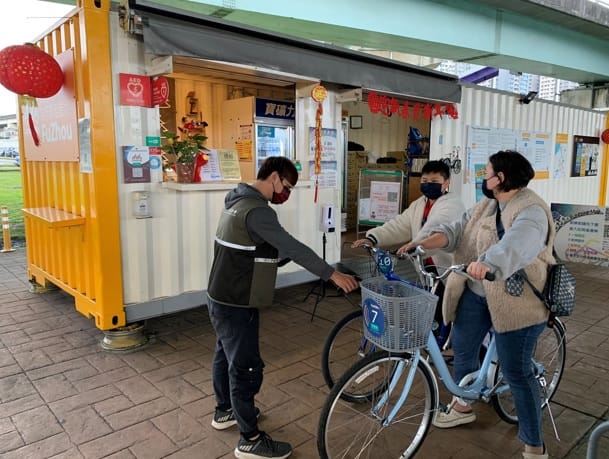河濱騎車去。 圖：新北市水利局/提供