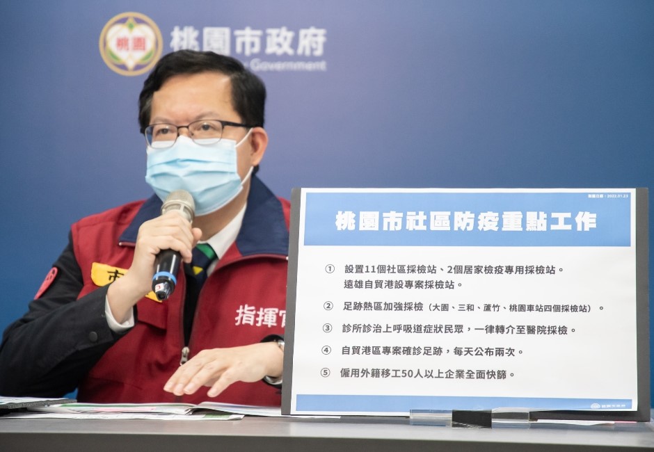 桃園市身為台灣的國門之都，在全球疫情大爆發之下，面對的威脅首當其衝，桃園市長鄭文燦在這波疫情中，也成為最頻繁遭大家檢視「防疫成績單」的縣市首長。 image source:FB/鄭文燦臉書