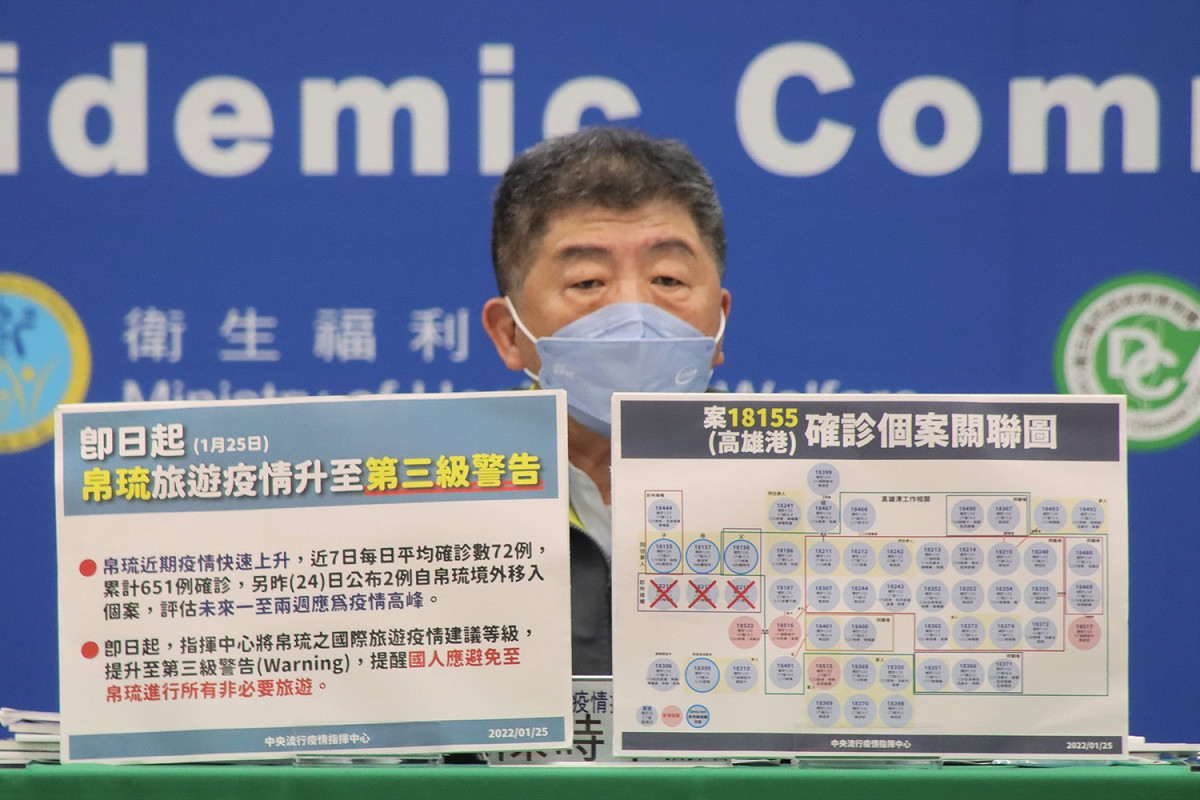 中央流行疫情指揮中心指揮官陳時中。 圖：中央流行疫情指揮中心／提供