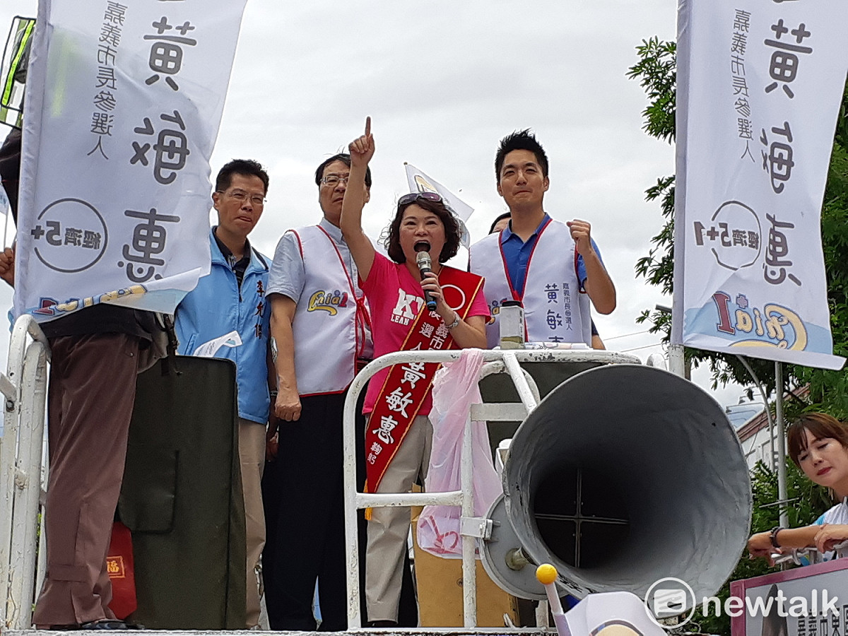 黃敏惠是藍軍裡的戰將人物。 圖：蔡坤龍/攝（資料照）