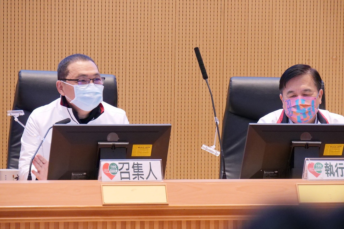 侯友宜主持1月份道安大會。 圖：新北市交通局提供