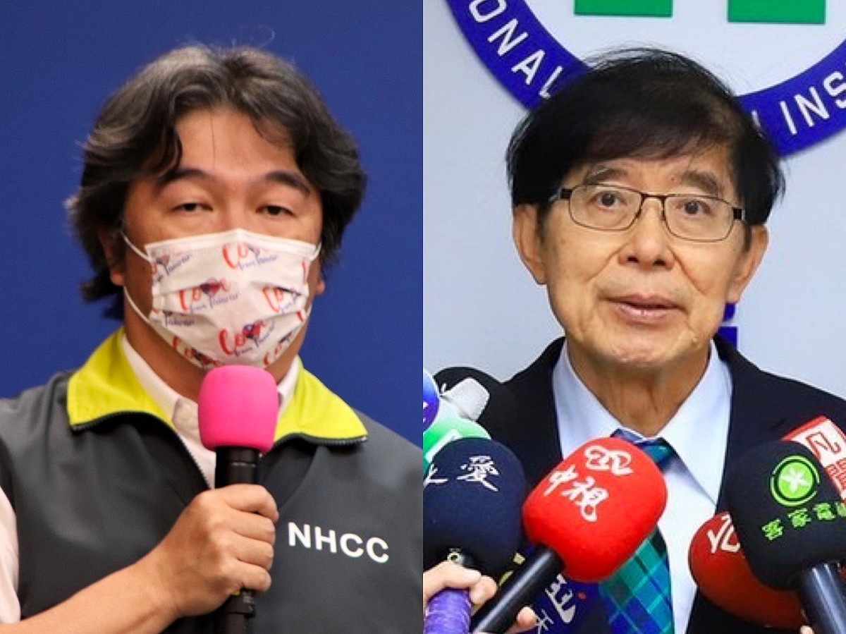 中央流行疫情指揮中心醫療應變組副組長王必勝（左）與健保署署長李伯璋（右）雙雙陷入桃色風波。（資料照） 圖：中央流行疫情指揮中心提供/健保署提供（新頭殼合成）