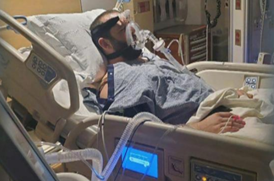 波士頓一名31歲男子弗格森被一家醫院從心臟移植名單上刪除，理由是他拒絕接種新冠疫苗。 圖 : 家屬 / 提供
