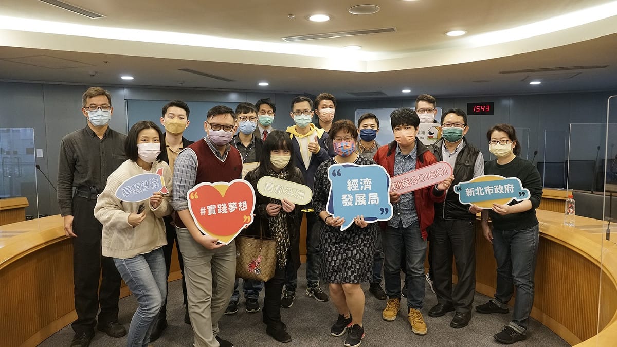 新北26日邀請進駐青創浮洲的創業夥伴及群眾募資優秀團隊，讓不同領域的新創團隊們分享交流。 圖：新北市經發局提供