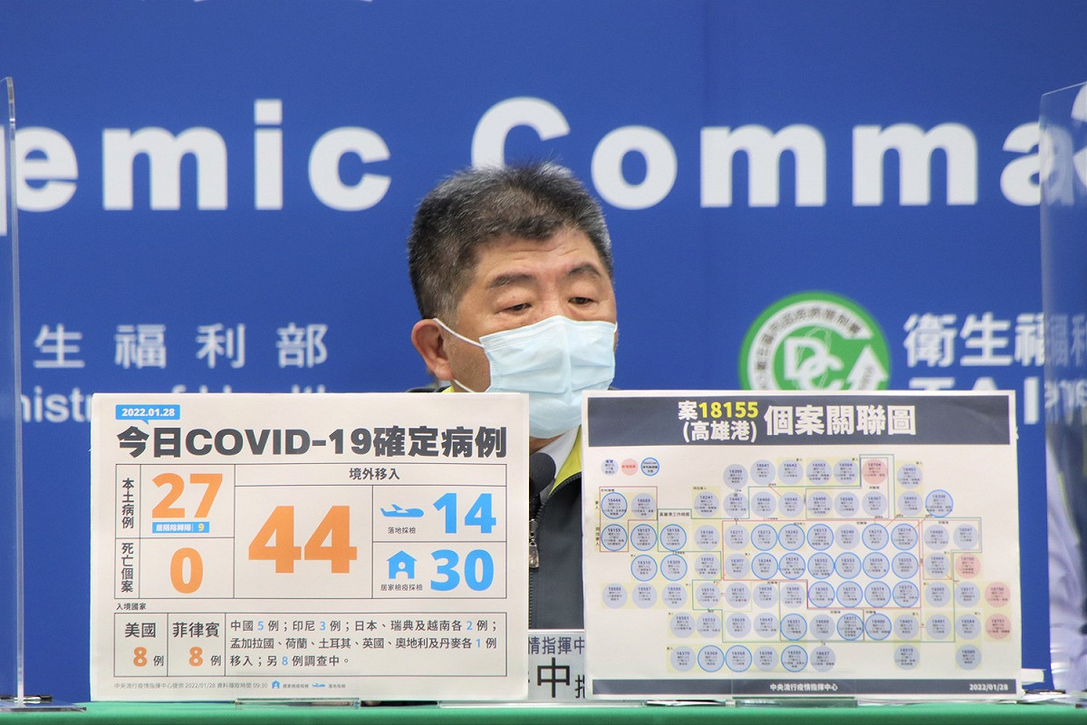 中央流行疫情指揮中心 指揮官陳時中 圖：中央流行疫情指揮中心/提供