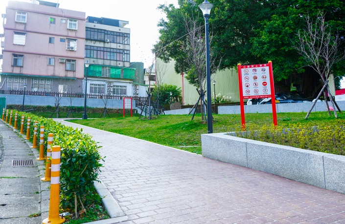 597公園後續將交由菁湖里林益興里長進行認養清潔維護。 圖：林口區公所提供