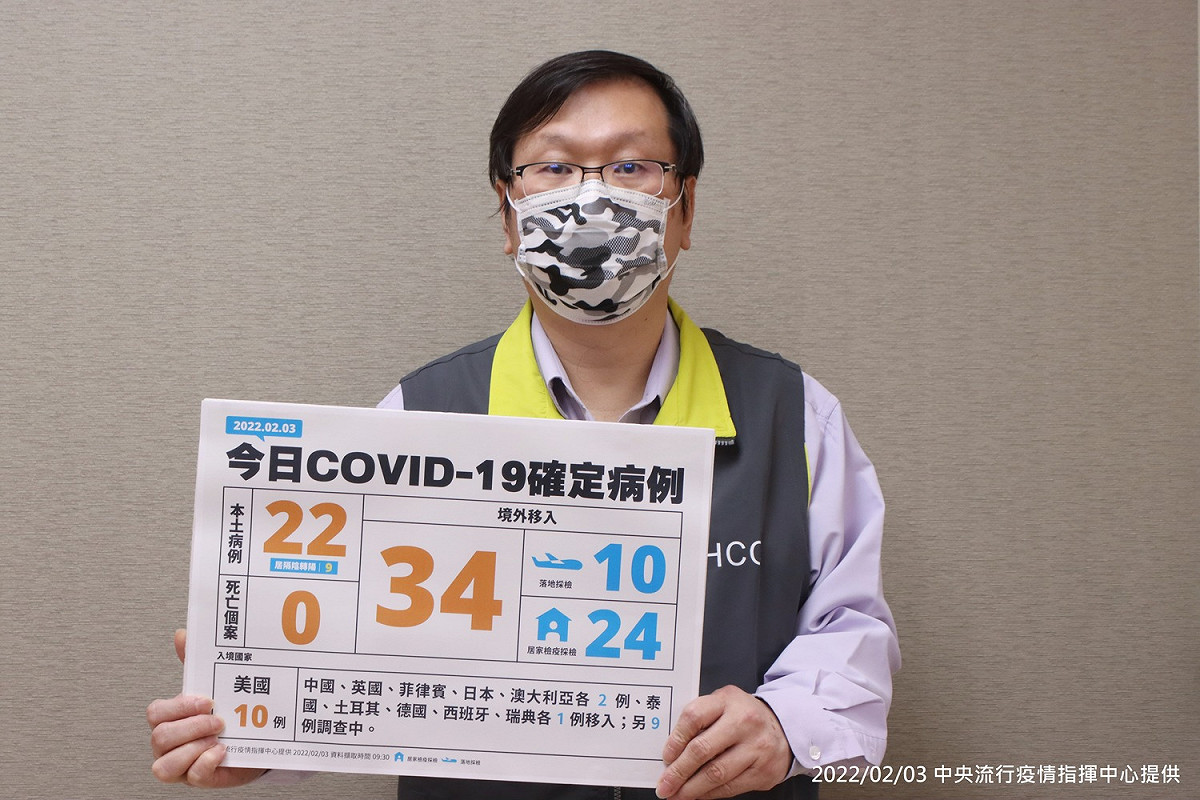 中央流行疫情指揮中心發言人莊人祥。 圖：中央流行疫情指揮中心／提供