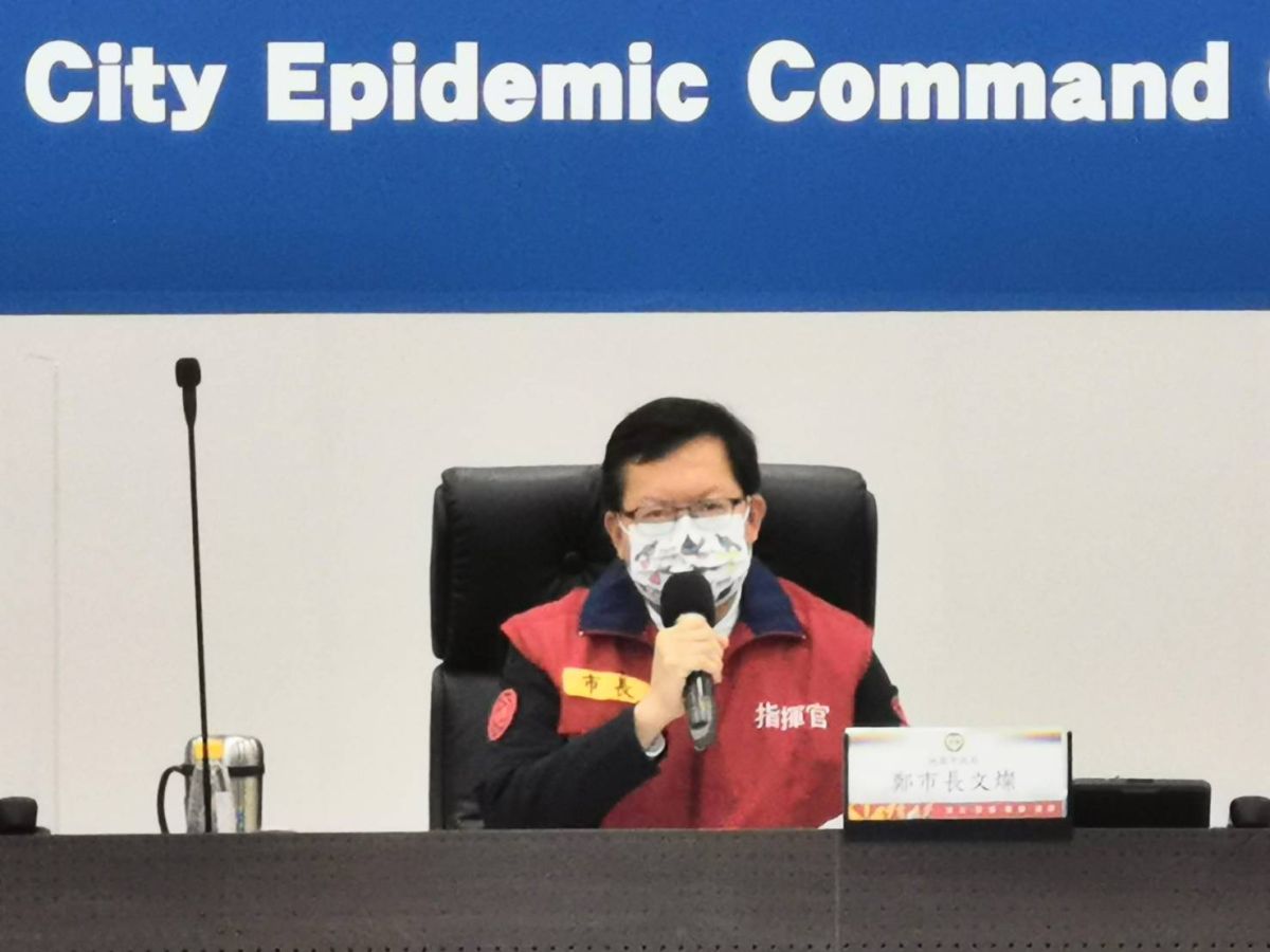 ▲桃園市長鄭文燦表示，有確診者在龍潭市場擺攤，相關接觸者採檢182人結果出爐全為陰性。（圖／桃園市政府提供）