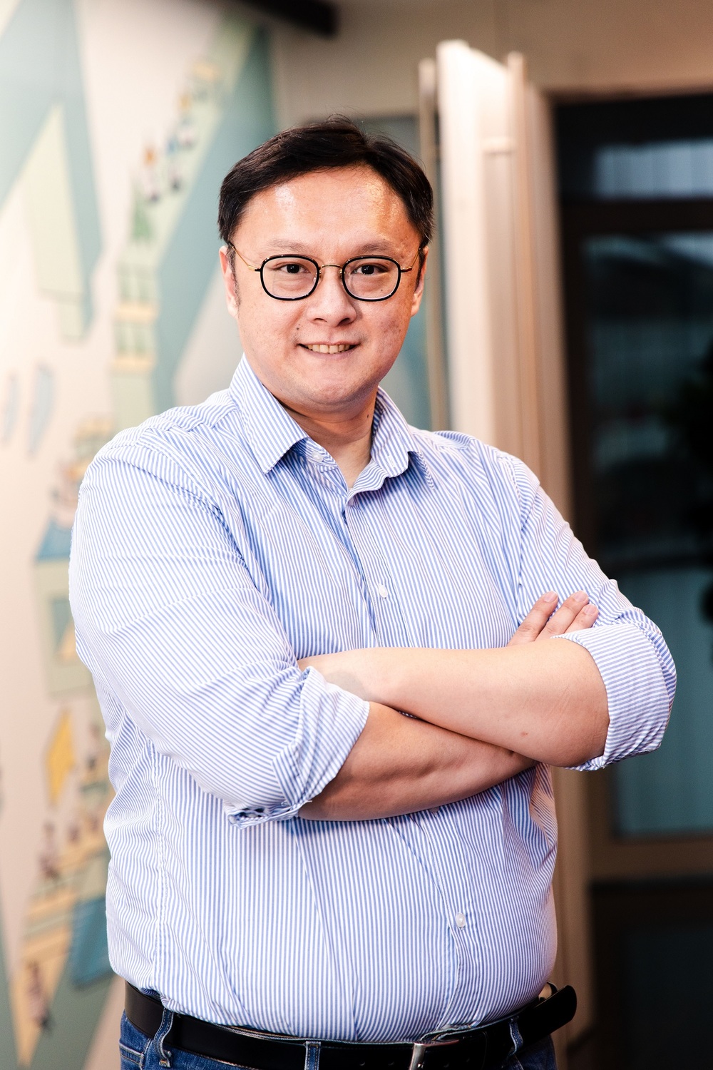 鄭照新接任台中市新聞局長，強調自己是奮鬥團隊。 圖:台中市政府/提供