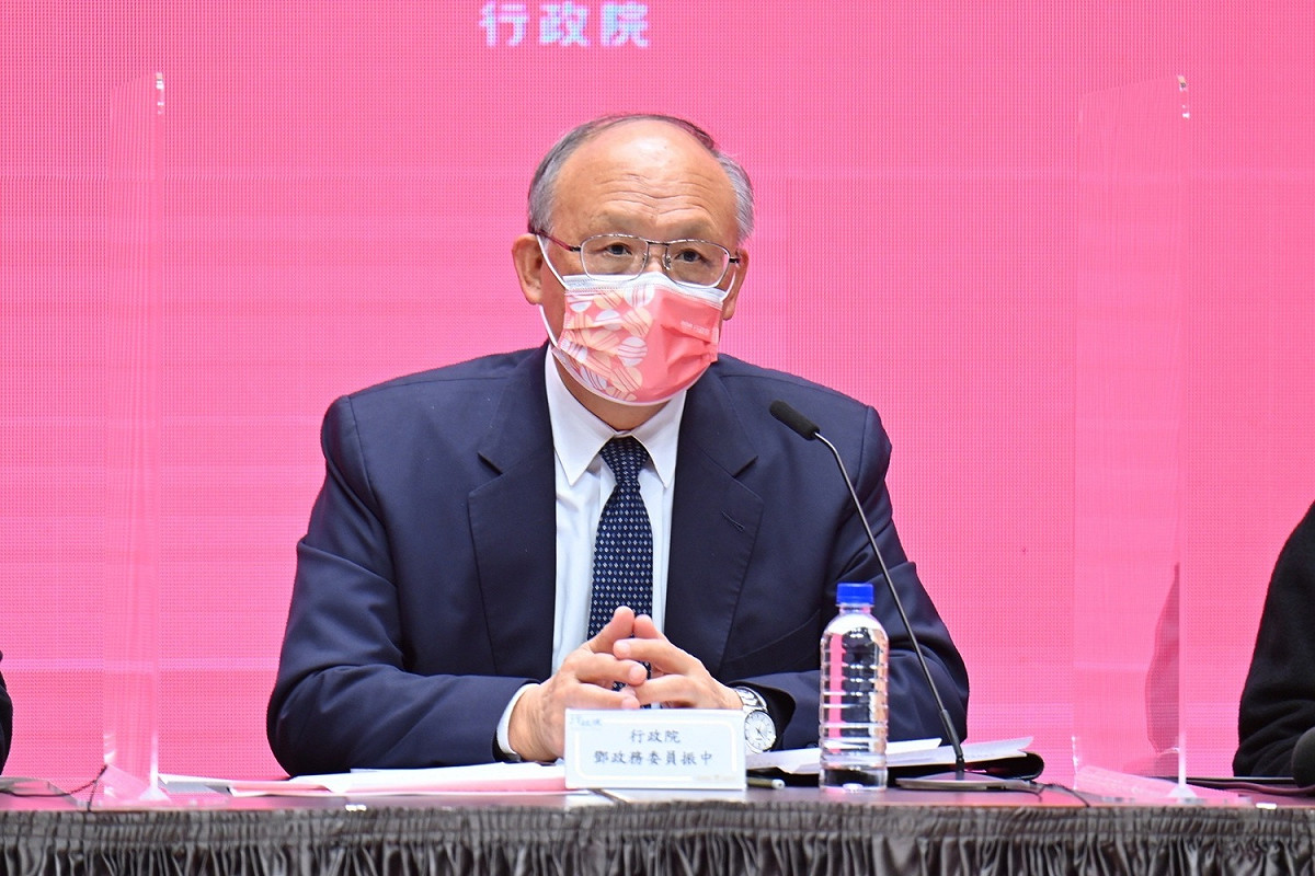 鄧振中晚間與美國USTR副貿易代表進行視訊對話。行政院發布新聞稿通知，今20時30分將召開記者會說明。 圖：行政院提供