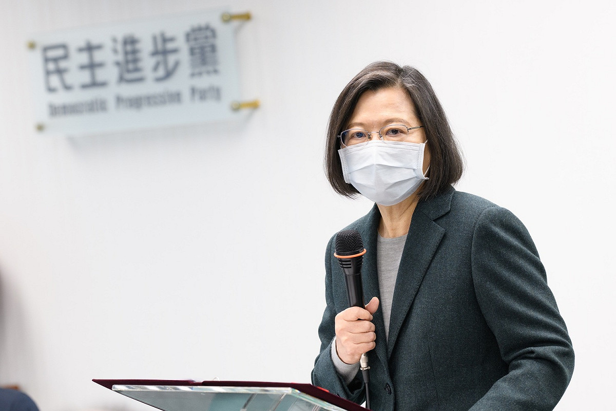 總統蔡英文。 圖：民進黨提供（資料照）