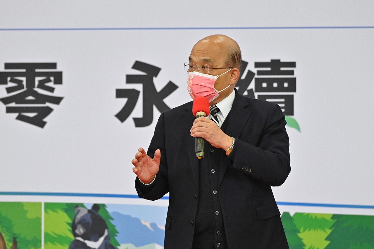 行政院長蘇貞昌今（10）天下午4點半將應要求接見太魯閣號事故罹難者家屬。（資料照片） 圖：行政院提供
