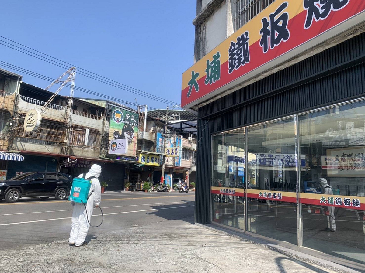 確診者曾去大埔鐵板燒用餐。 圖：屏東縣政府提供
